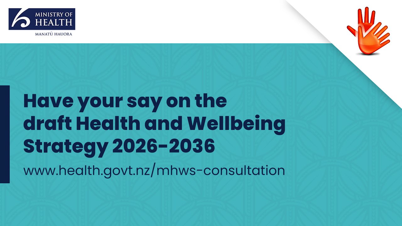 nzsl-screencover-14 NZSL video screen cover example - Ministry of Health Health and Wellbeing Strategy consultation